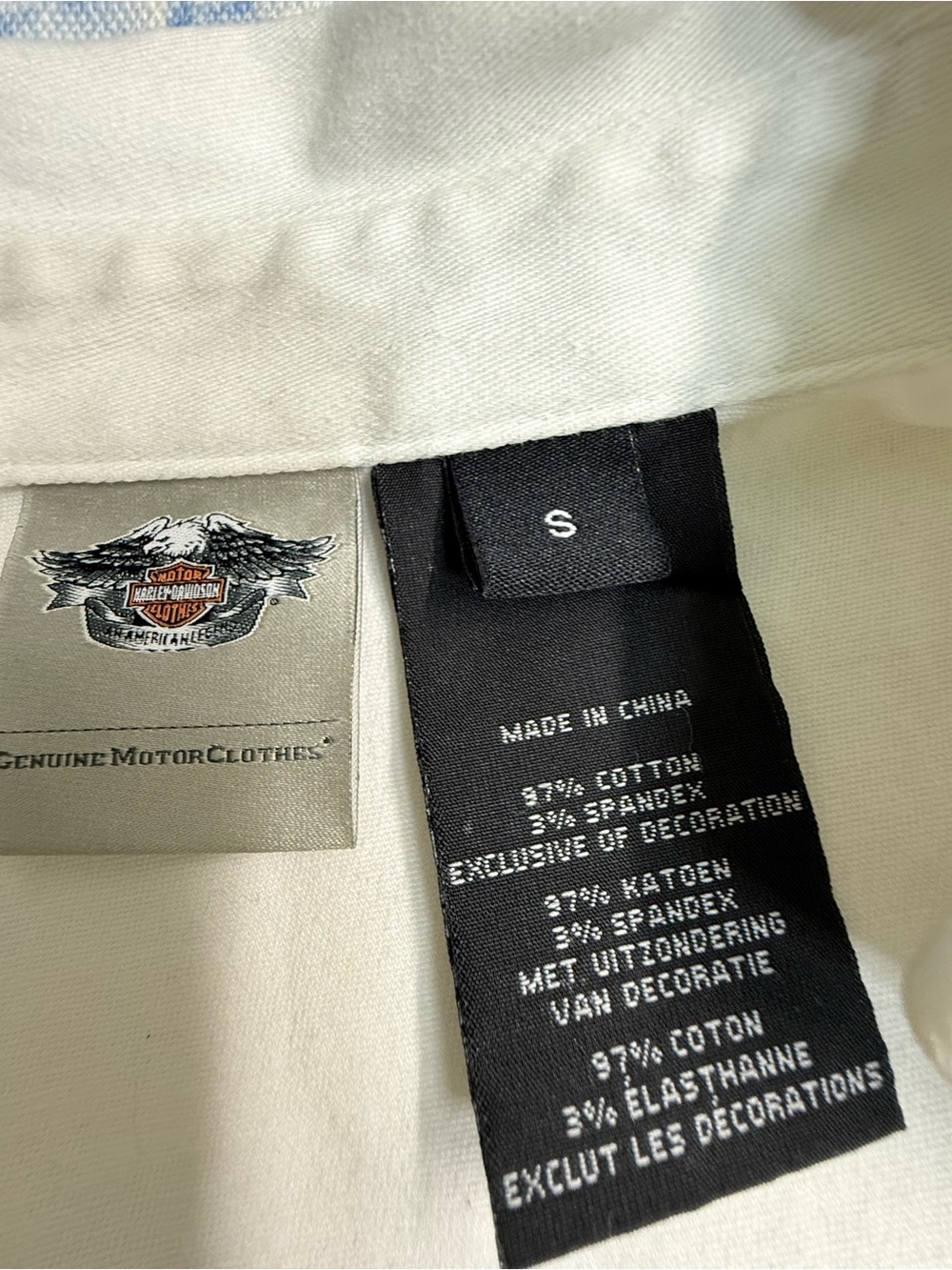 Harley-Davidson White Shirt with Script Logo